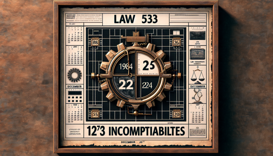 ley 53 1984 de 26 de diciembre de incompatibilidades