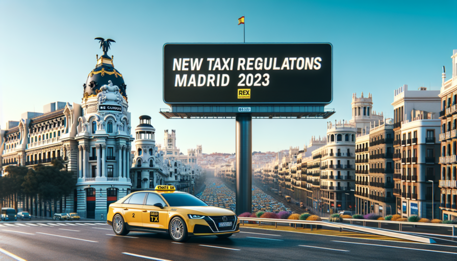 nuevo reglamento taxi madrid 2023